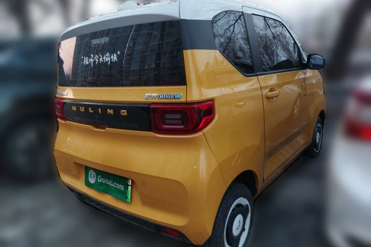 Used Wuling Hongguang MINIEV 2021 Macaron Fashion Edition Lithium-Ion Battery Rear Right 45 Deg