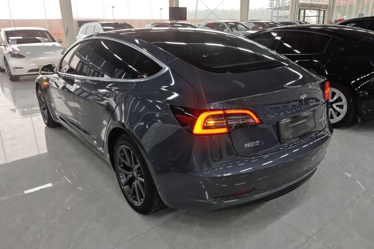 Used Tesla Model 3 2019 Standard Range Rear-Drive Upgraded Version Rear Left 45 Deg