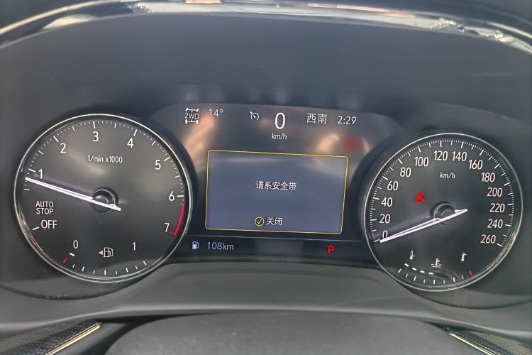 Used Buick Envision 2021 Encore Plus 652T 7-Seater Four-Wheel-Drive Luxury Model Instrument Cluster