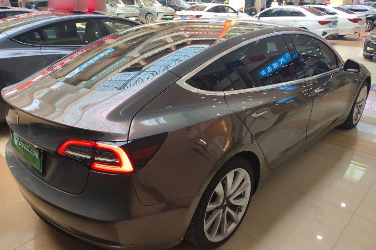 Used Tesla Model 3 2020 Refreshed Version Long-Range Rear-Wheel Drive Rear Right 45 Deg