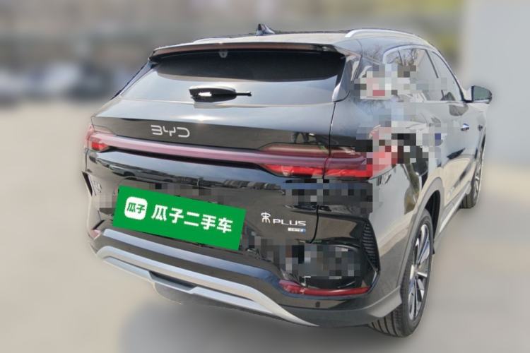 Used BYD Song PLUS New Energy 2025 DM-i Intelligent Driving 112KM Prestige Model Rear Right 45 Deg