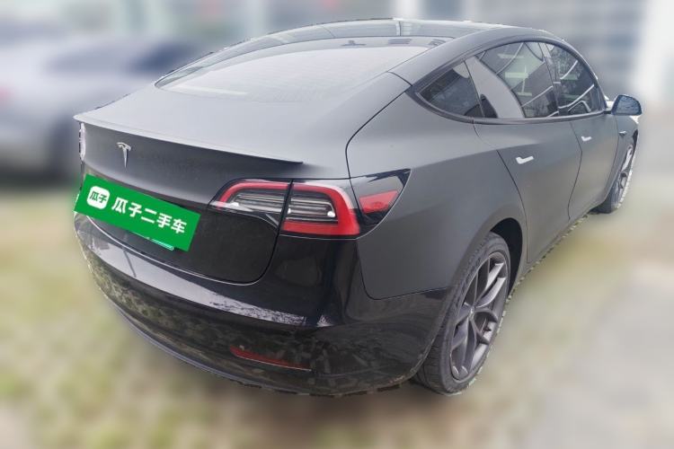 Used Tesla Model 3 2022 Performance High-Performance All-Wheel-Drive Version Rear Right 45 Deg