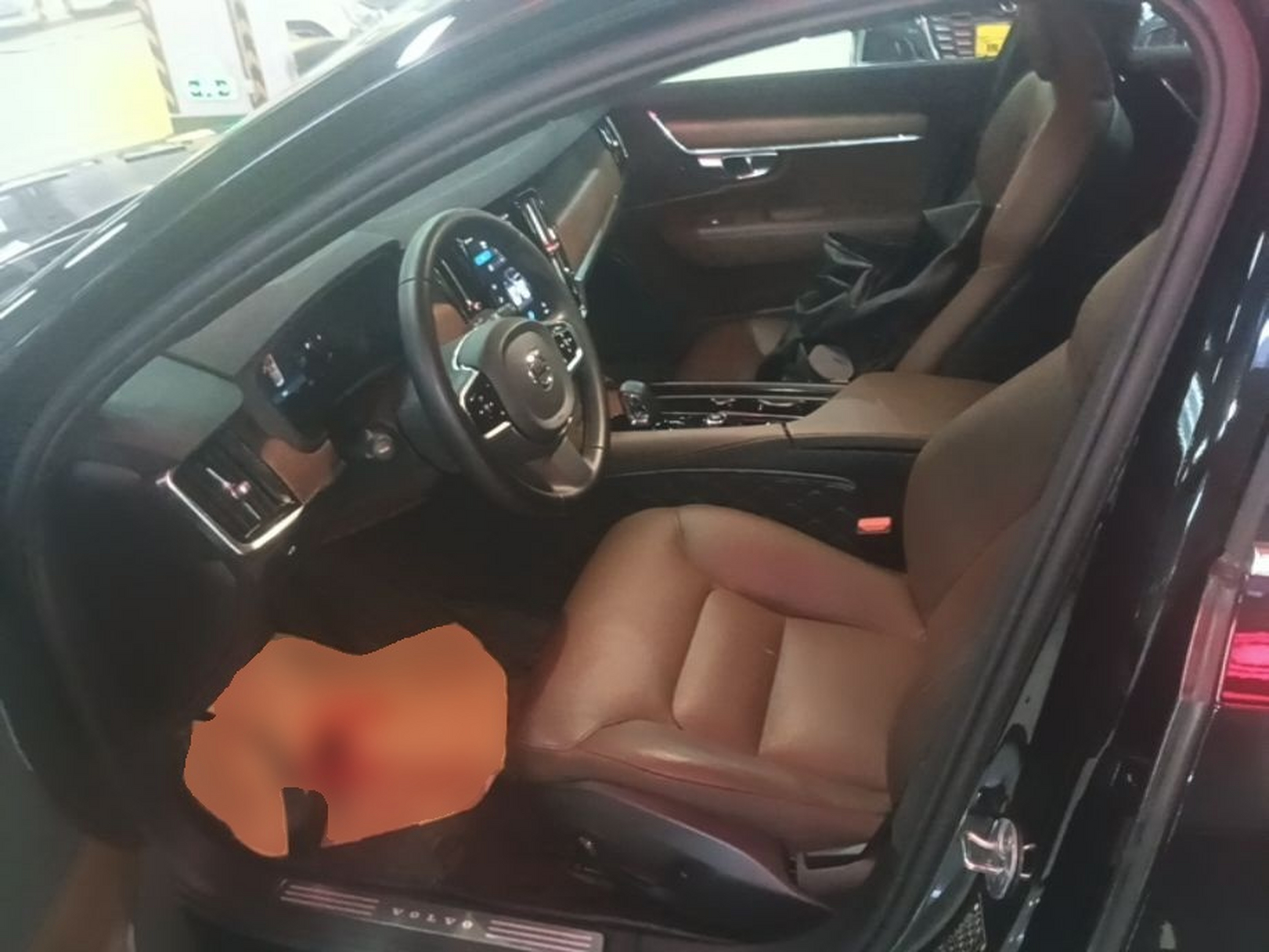 Vordere Reihe im Auto