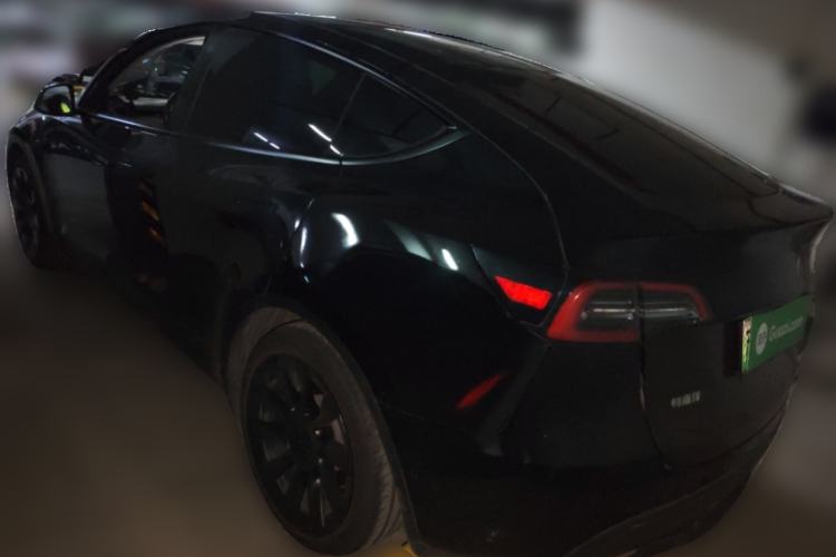 Used Tesla Model Y 2021 Standard Range Rear-Wheel Drive Version Rear Left 45 Deg