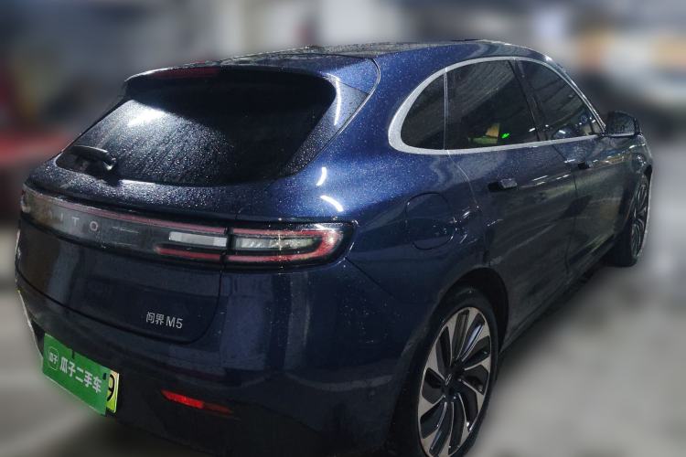 Used Hima AITO M5 2022 Extended-Range Four-Wheel Drive Ultimate Edition Rear Right 45 Deg