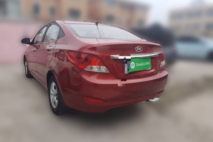 Used Hyundai Verna (older generation) 2010 Sedan 1.4L Automatic Fashionable GT Model Rear Left 45 Deg