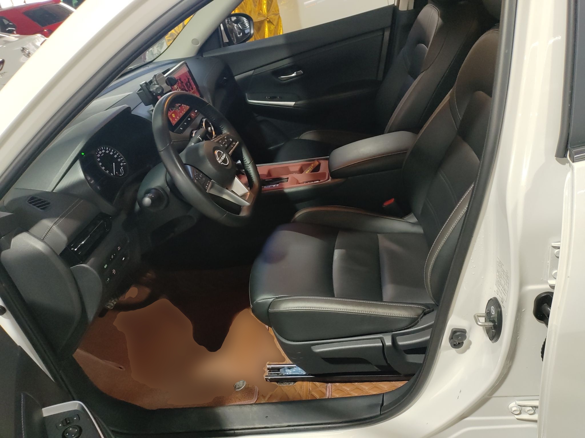 Переднее сиденье в автомобиле