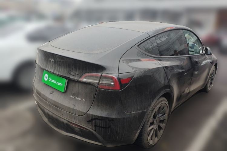 Used Tesla Model Y 2021 Standard Range Rear-Wheel Drive Version Rear Right 45 Deg