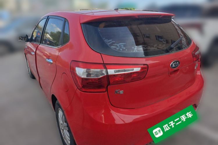 Used Kia K2 2012 Hatchback 1.4L Automatic Cool Edition Rear Left 45 Deg