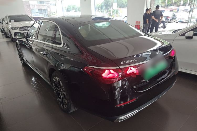 Used Mercedes-Benz E-Class New Energy 2024 E 350 e L Plug-in Hybrid Sedan Rear Left 45 Deg