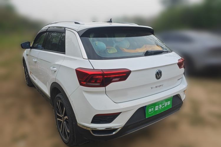 Used Volkswagen T-ROC 2021 280TSI DSG Two-Wheel Drive Comfort Connect Edition Rear Left 45 Deg