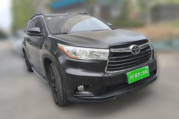 Used Toyota Highlander 2017 2.0T Four-Wheel Drive Elite Edition 7-Seater Front Right 45 Deg