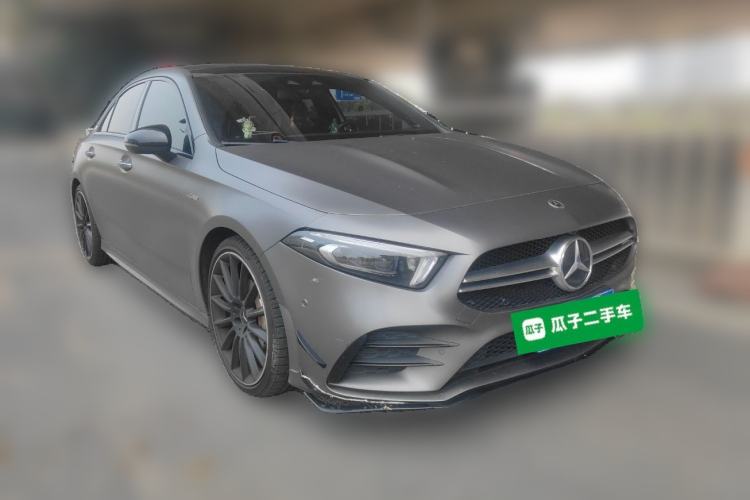 Used Mercedes-Benz A AMG 2020 AMG A 35 L 4MATIC Front Right 45 Deg