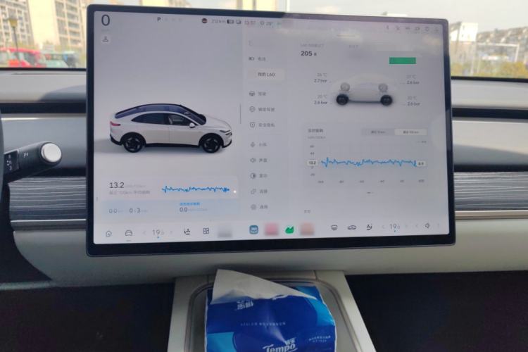 Used ONVO L60 2024 60 kWh Rear-Drive Version Audio And AC Panel