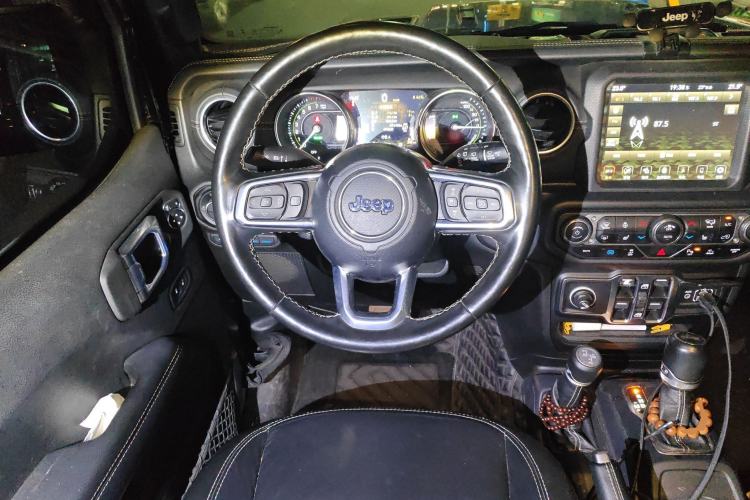 Used Jeep Wrangler New Energy 2021 Four-Door 2.0T 4xe Sahara Steering Wheel