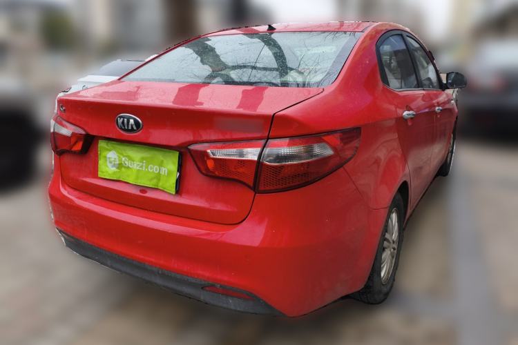 Used Kia K2 2012 Sedan 1.4L Automatic GLS Commemorative Edition Rear Right 45 Deg