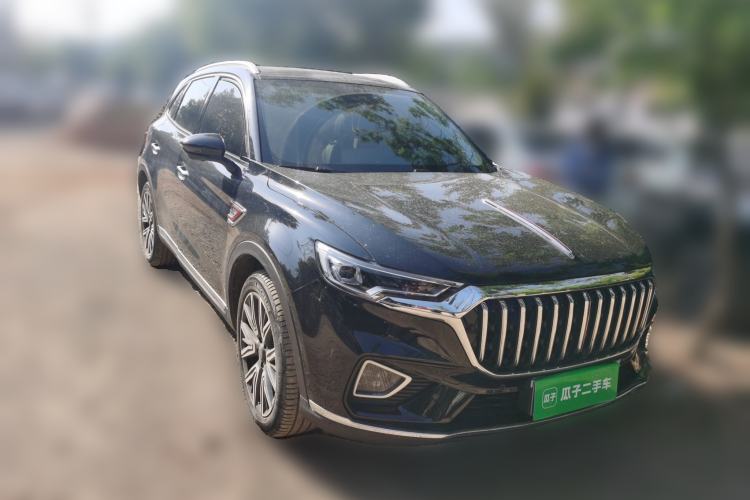 Used Hongqi HS5 2022 Facelifted Version 2.0T Smart Connect Flagship All-Wheel-Drive Edition Front Right 45 Deg