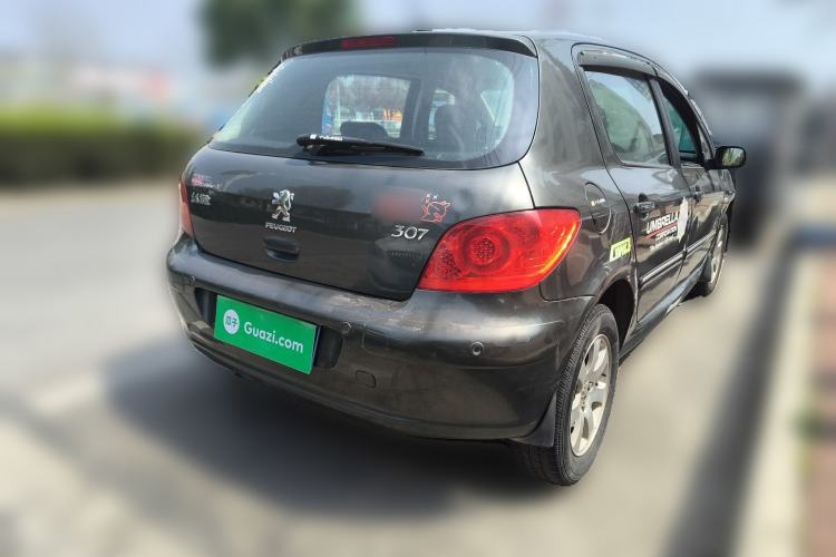 Used Peugeot 307 2010 Hatchback 1.6L Manual Comfort Edition Rear Right 45 Deg