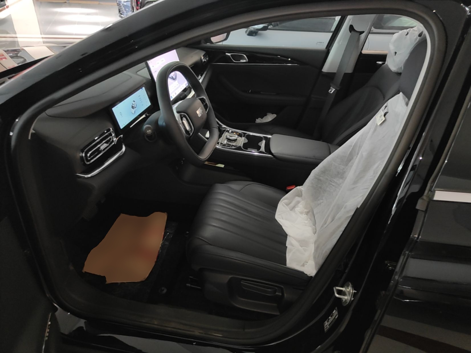 Vordere Reihe im Auto