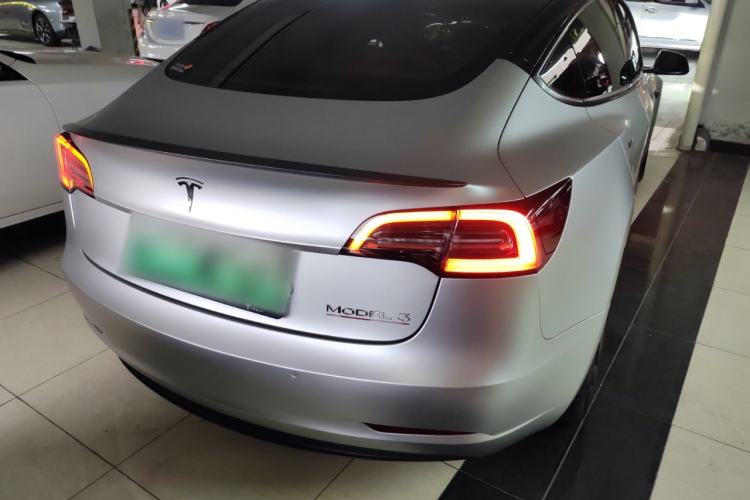 Used Tesla Model 3 2022 Performance High-Performance All-Wheel-Drive Version Rear Right 45 Deg