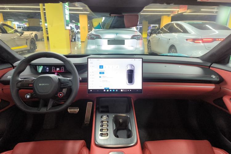 Used Xiaomi Auto SU7 2024 Four-Wheel Drive Ultra-Long Range Advanced Intelligent Driving Max Edition Center Console