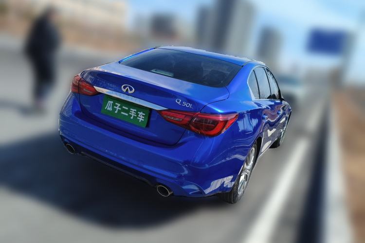 Used Infiniti Q50L 2018 2.0T Enjoyment Edition China V standard Rear Right 45 Deg
