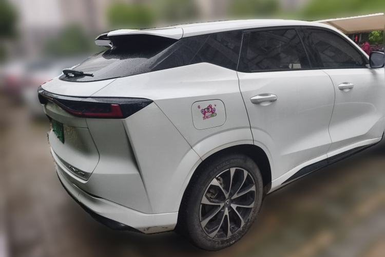 Used CHANGAN UNI-Z New Energy 2024 Blue Whale Smart Electric iDD 125km Beyond Edition Rear Right 45 Deg