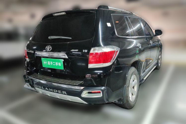 Used Toyota Highlander 2012 2.7L 2WD 5-Seater Elite Edition Rear Right 45 Deg