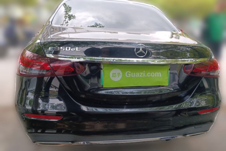Used Mercedes-Benz E-Class New Energy 2022 Second Facelift E 350 e L Plug-in Hybrid Sports Sedan Rear