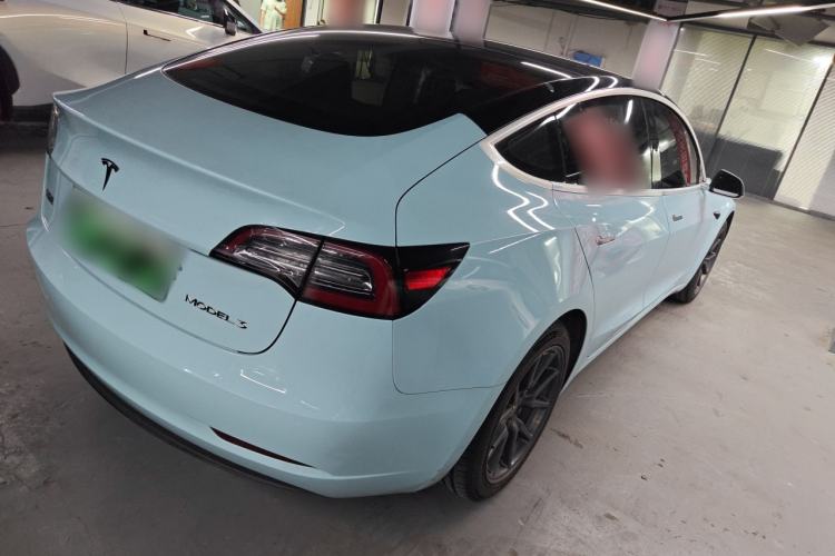 Used Tesla Model 3 2021 Standard Range Rear-Drive Upgraded Version Rear Right 45 Deg