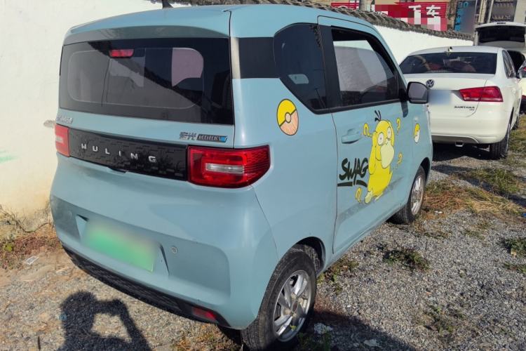 Used Wuling Hongguang MINIEV 2021 Macaron Sandwich Model 120 km Lithium Iron Phosphate Rear Right 45 Deg