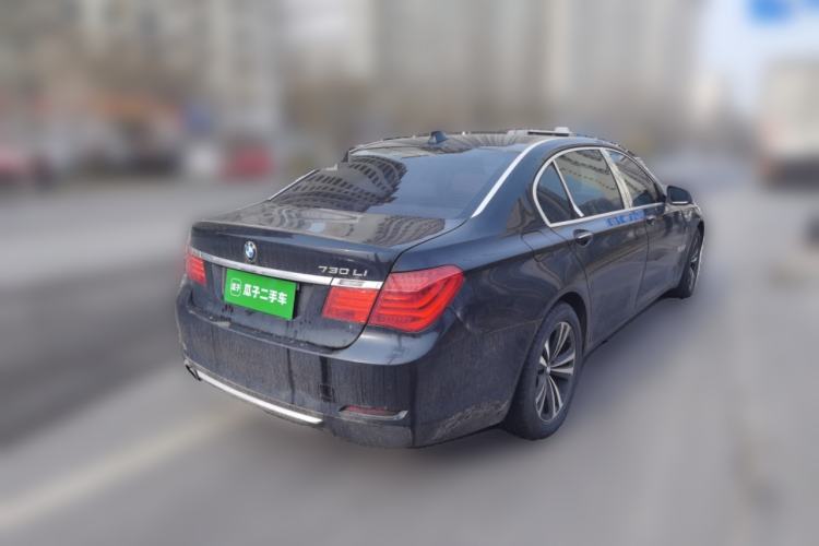 Used BMW 7 Series 2011 730Li Elegant Model Rear Right 45 Deg