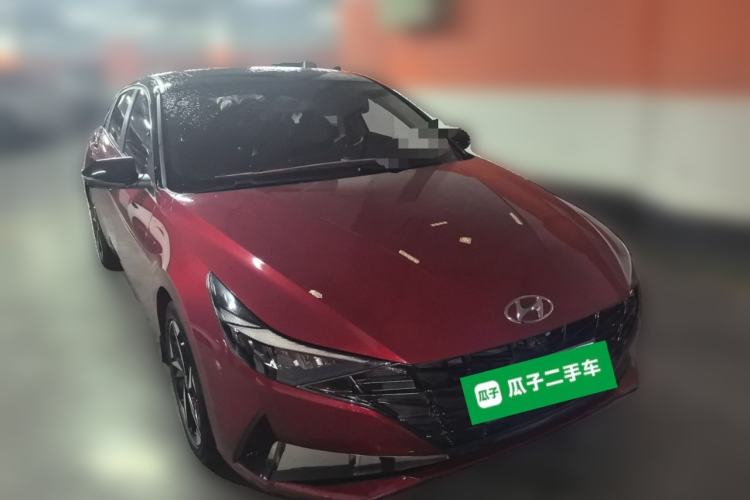 Used Hyundai Elantra 2021 240TGDi DCT TOP Flagship Edition Front Right 45 Deg