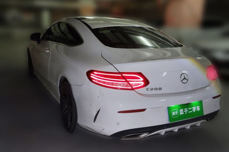 Used Mercedes-Benz C-Class 2017 C 200 Coupe Rear Left 45 Deg