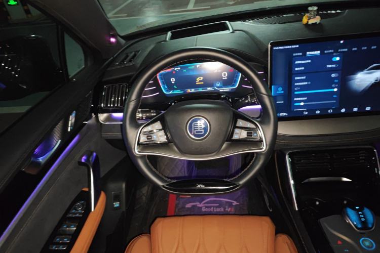 Used BYD Tang New Energy 2022 EV 635 km All-Wheel-Drive Flagship Model Steering Wheel