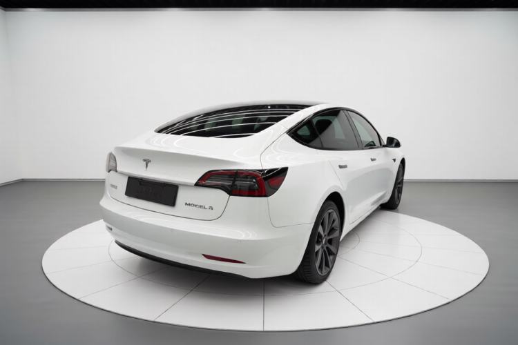 Used Tesla Model 3 2021 Standard Range Rear-Wheel Drive Upgraded Version 3D6 Rear Right 45 Deg