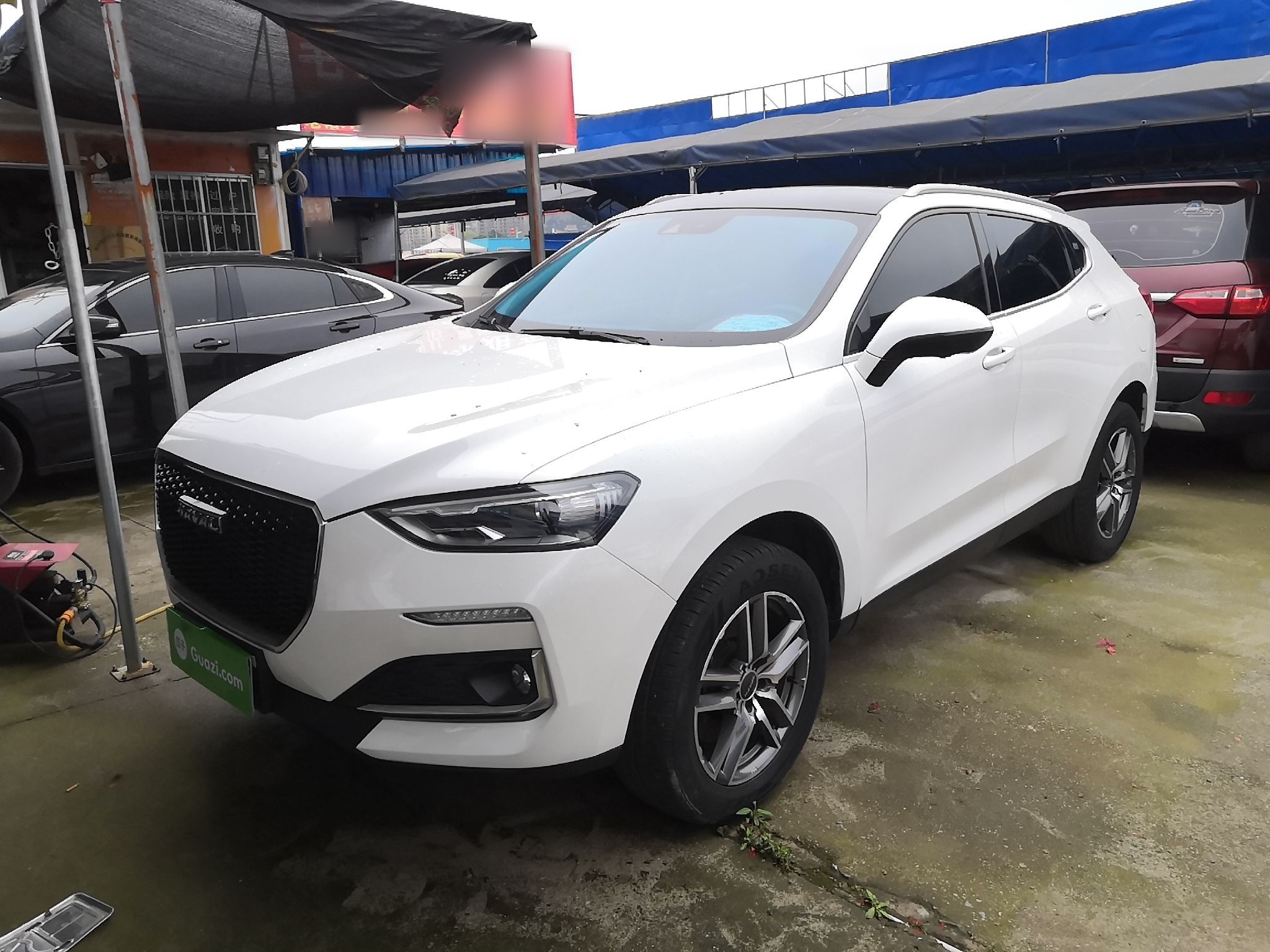 تحت مقدمة السيارة