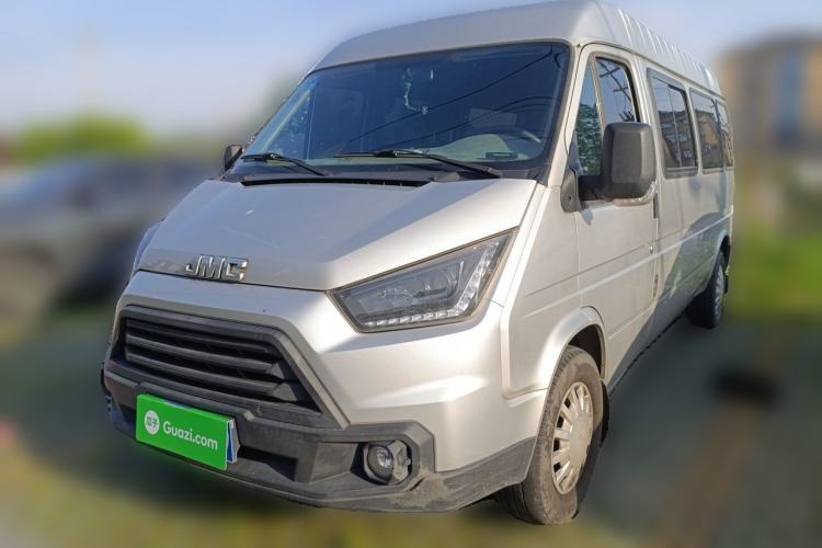 Used JMC Transit 2019 2.8T Commercial Version Long Wheelbase Mid-Roof 6-Seater Rear Single Tire China VI Emission Standard – JX493