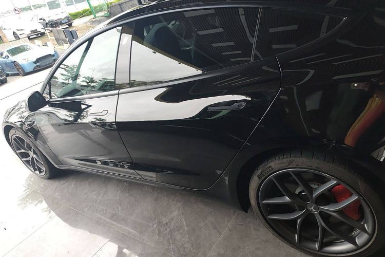 Used Tesla Model 3 2021 Performance High-Performance All-Wheel-Drive Version Left Side