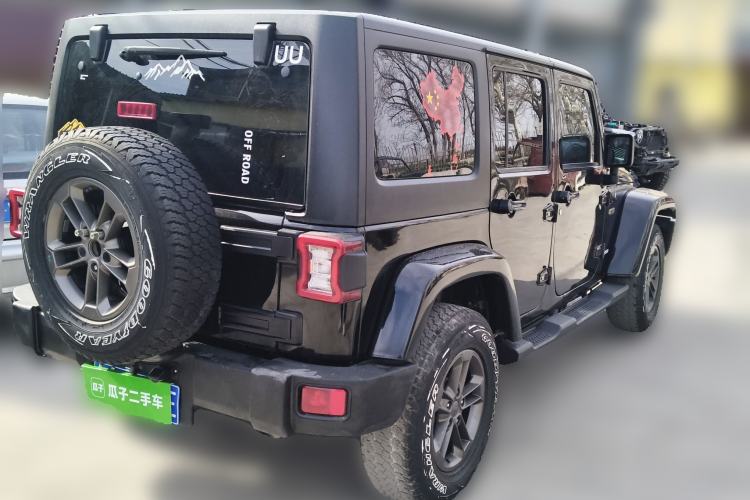 Used Jeep Wrangler 2016 3.0L Sahara 75th Anniversary Edition Rear Right 45 Deg