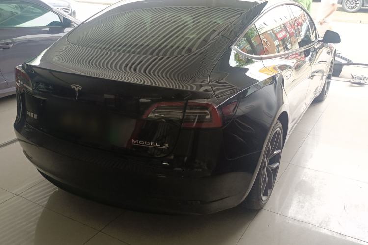 Used Tesla Model 3 2022 Performance High-Performance All-Wheel-Drive Version Rear Right 45 Deg