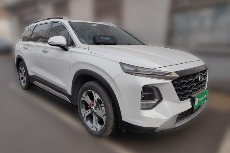 Used Hyundai Santa Fe 2023 Traveler 380T GDi Automatic All-Wheel Drive GLX HTRAC Elite Edition Front Right 45 Deg