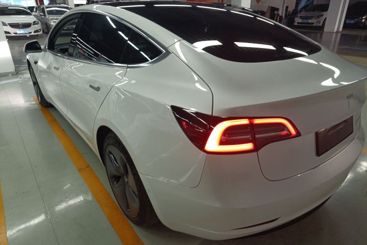 Used Tesla Model 3 2020 Standard Range Rear-Wheel Drive Upgraded Version Rear Left 45 Deg