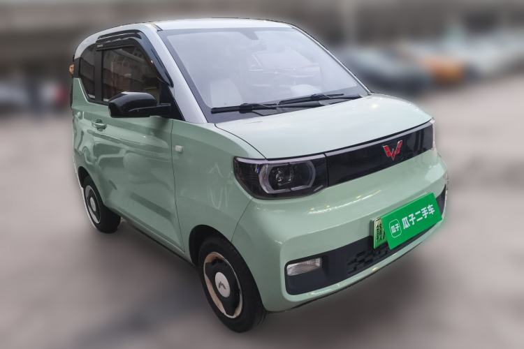Used Wuling Hongguang MINIEV 2021 Macaron Fashion Model Lithium Iron Phosphate Front Right 45 Deg