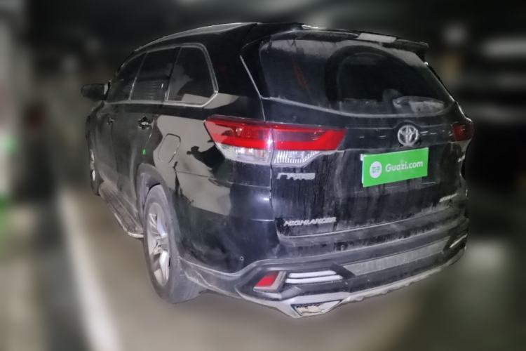 Used Toyota Highlander 2021 2.0T Four-Wheel Drive Luxury Edition 7 Seats Rear Left 45 Deg