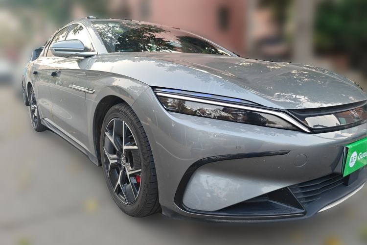 Used BYD Han 2022 EV Genesis Edition 715KM Front-Wheel-Drive Prestige Model Front Right 45 Deg