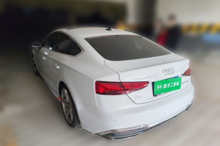 Used Audi A5 2023 Sportback 40 TFSI Fashionable and Dynamic Model Rear Left 45 Deg