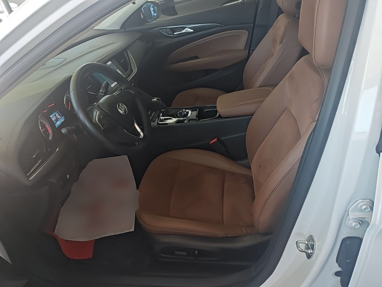 Vordere Reihe im Auto