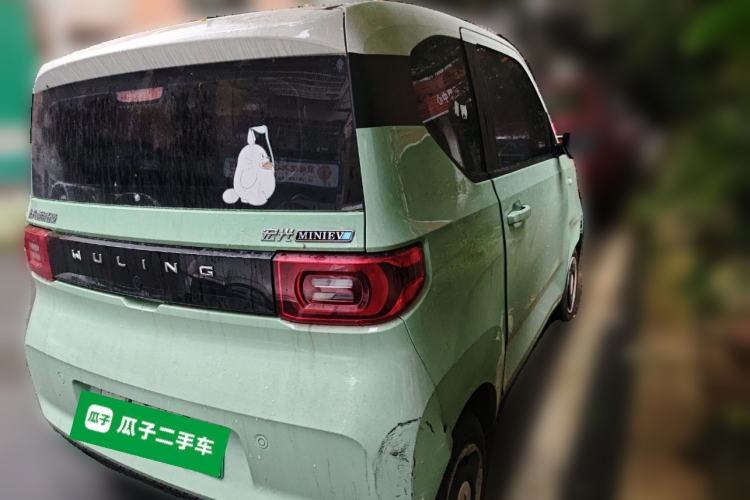 Used Wuling Hongguang MINIEV 2021 Macaron Fashion Model Lithium Iron Phosphate Rear Right 45 Deg