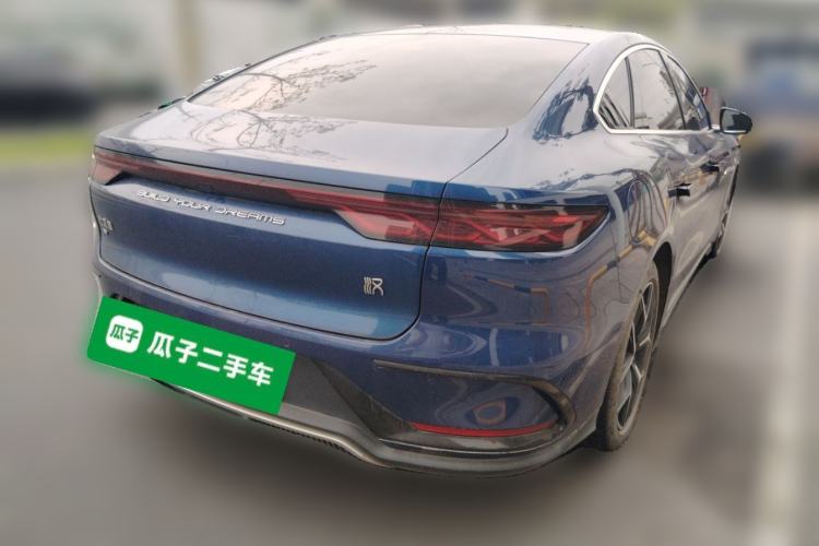 Used BYD Han 2022 EV Genesis Edition 715KM Front-Wheel-Drive Prestige Model Rear Right 45 Deg